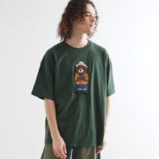 アニマルサガラ刺繍Tシャツ