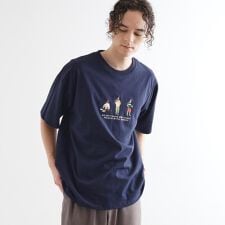 ピープル刺繍Tシャツ