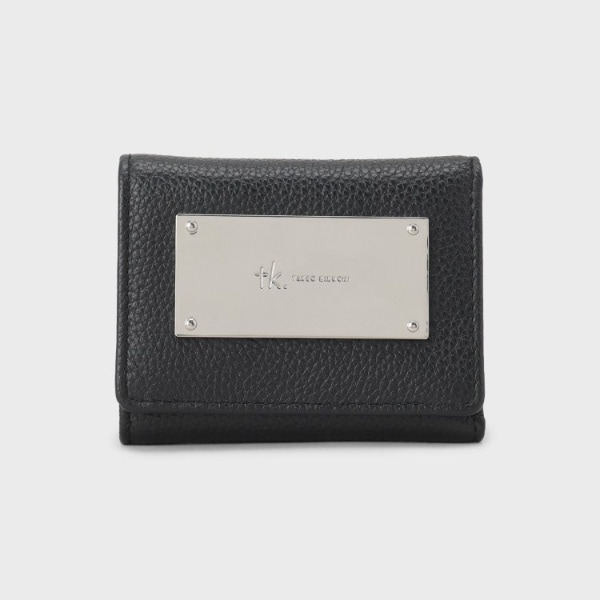 ティーケー タケオキクチ（tk．TAKEO KIKUCHI）/【リアルレザー】プレート三つ折りウォレット リアルレザー】プレート三つ折りウォレット | ティーケー タケオキクチ