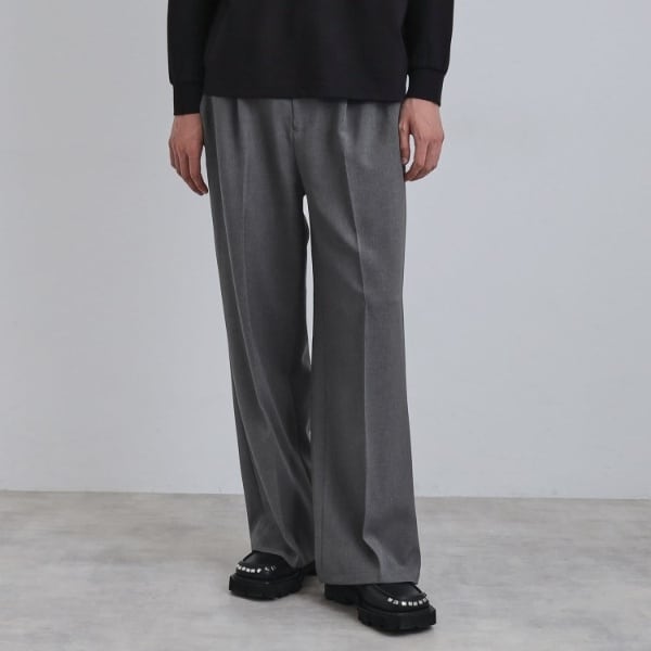 【monkey time】ハイツイスト ツイル 2P ワイドパンツ MONKEY TIME（モンキータイム）の「ハイツイスト ツイル 2P