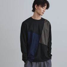 ティーケー タケオキクチ(tk.TAKEO KIKUCHI)のブロックシャドー切替カットソー