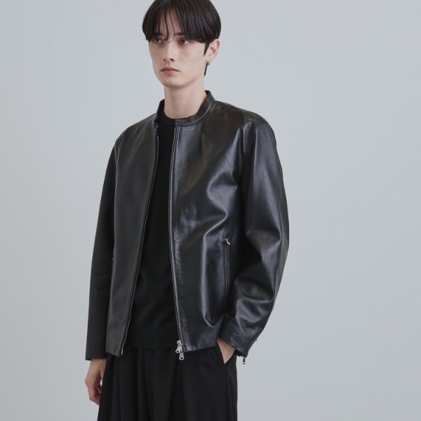 S～3L】ラムレザーシングルライダースジャケット | ティーケー
