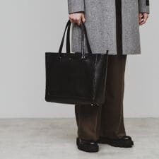 Refined Leather トートバッグビジネスA4収納可ONOFF兼用