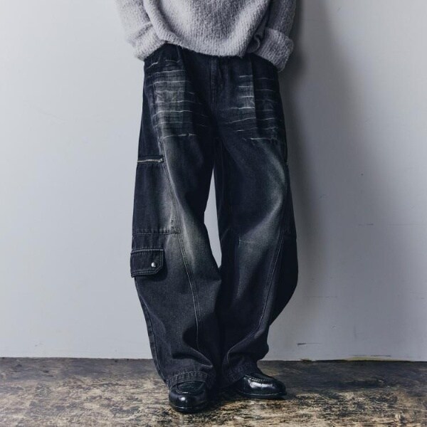 ティーケー タケオキクチ（tk．TAKEO KIKUCHI）/ヴィンテージライクデニムカーゴパンツ ヴィンテージライクデニムカーゴパンツ | ティーケー タケオキクチ(tk