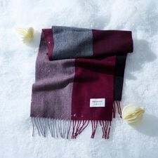 【カシミヤ100％】ピュアカシミヤセパレートマフラー