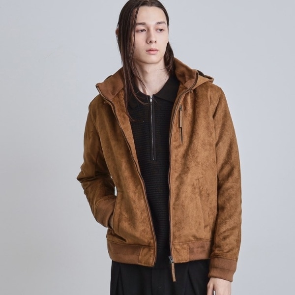 中綿スエードキルトフードブルゾン | ティーケー タケオキクチ(tk