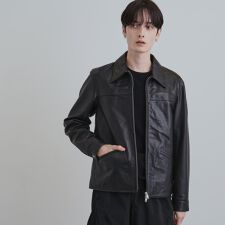 【本革】レザースポーツジャケット