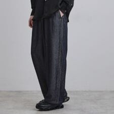 【セットアップ対応】ライトシャインシャンブレーパンツ