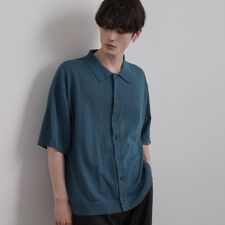 半袖ニットシャツ