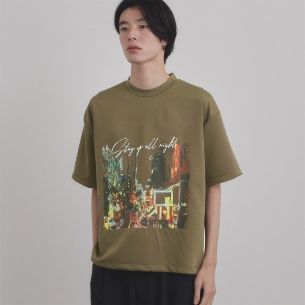 ブラシ刺繍半袖Tシャツ | ティーケー タケオキクチ(tk.TAKEO KIKUCHI