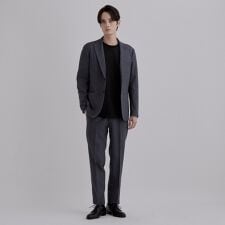 【365日対応】PINHEADシングルセットアップ上下セットONOFF兼用ストレッチ洗える