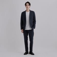 【365日対応】PINHEADシングルセットアップ上下セットONOFF兼用ストレッチ洗える