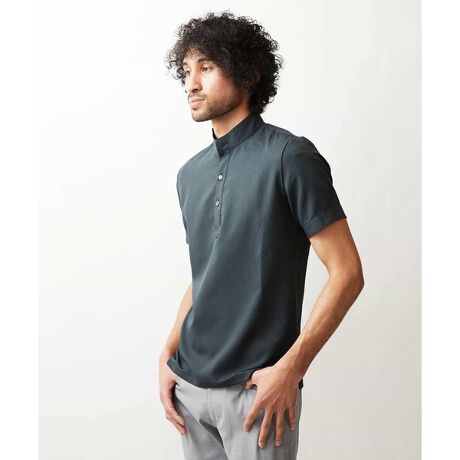 スタンドカラーポロシャツ ミッシェルクランオム Michel Klein Homme Mnkgp ファッション通販 マルイウェブチャネル