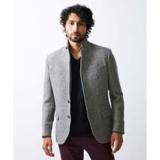 ミッシェルクランオム(MICHEL KLEIN HOMME)のツイードコンバーチブルジャケット