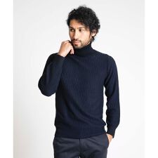 矢羽根柄 タートルネックニット | ミッシェルクランオム(MICHEL KLEIN HOMME) | MNFAV13190 | ファッション ...