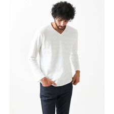 【2024年モデル】《日本製》ダイヤ柄カットソー