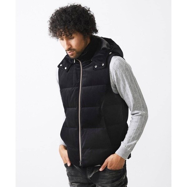 トリコットベロアダウンベスト セットアップ | ミッシェルクランオム