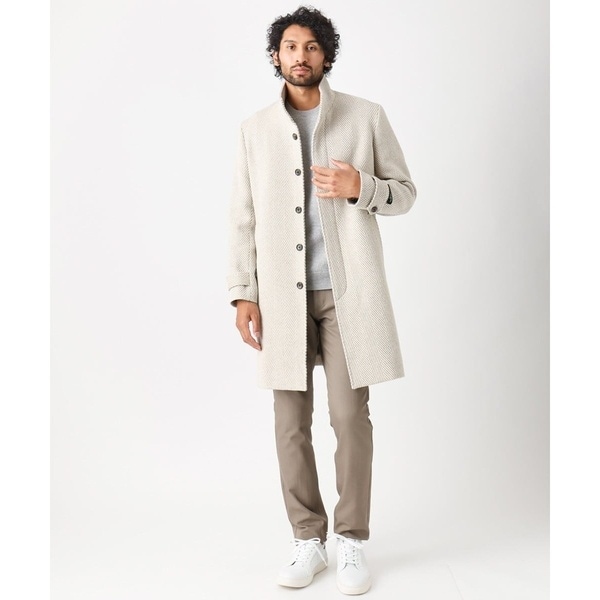 コンバーチブルウールチェスターコート | ミッシェルクランオム(MICHEL