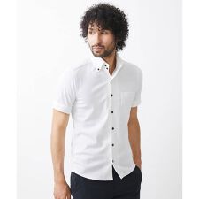 《日本製》イージーケアドレス半袖シャツ | ミッシェルクランオム(MICHEL KLEIN HOMME)