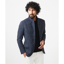 ミッシェルクランオム(MICHEL KLEIN HOMME)のカラミメッシュコンバーチブルジャケット