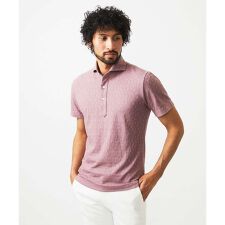 ミッシェルクランオム(MICHEL KLEIN HOMME)の《日本製》幾何学柄ポロシャツ