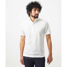 ミッシェルクランオム(MICHEL KLEIN HOMME)の《日本製》幾何学柄ポロシャツ