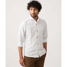 ミッシェルクランオム(MICHEL KLEIN HOMME)の《日本製》ボタニカル柄七分袖シャツ