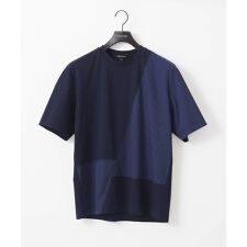 【セットアップ】切り替えクルーネック半袖カットソー