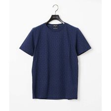 ミッシェルクランオム(MICHEL KLEIN HOMME)の幾何学柄クルーネック半袖カットソー