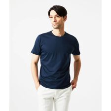 クルーネック半袖カットソー