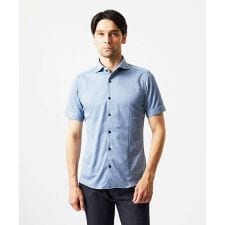 《日本製》ジャガード半袖シャツ