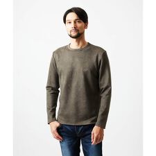 【セットアップ】スエード調クルーネックカットソー