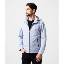 フード付きスタンドカラーブルゾン