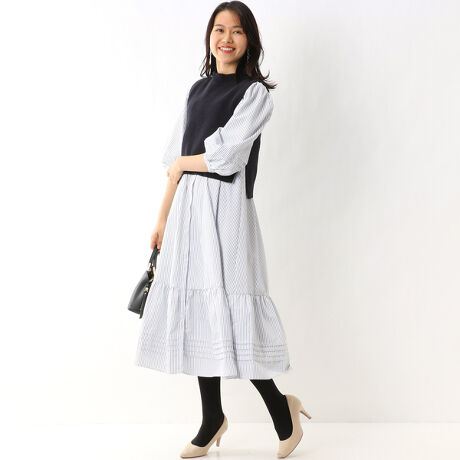 シャツワンピ ベストセット ジャスグリッティー Jusglitty ファッション通販 マルイウェブチャネル Ca001 130 44 01