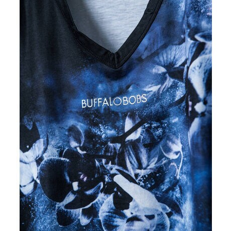 Andromeda アンドロメダ 花柄プリント Vネック ロンt バッファローボブズ Buffalo Bobs Bib2218 ファッション通販 マルイウェブチャネル