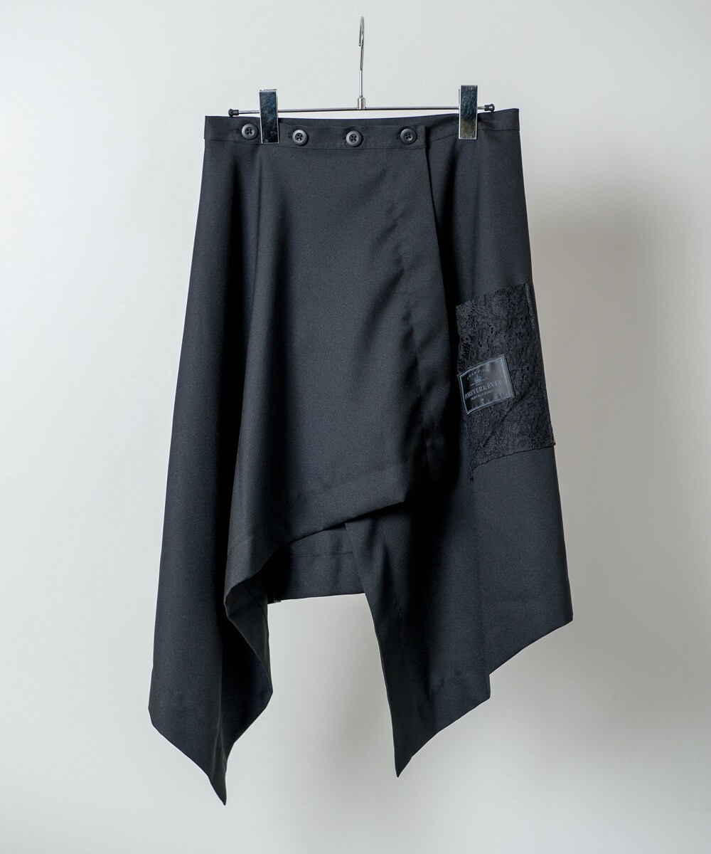 orSlow / オーバー ラップ スカート orslow デニムオーバーラップスカート, Denim Used – Navyblue