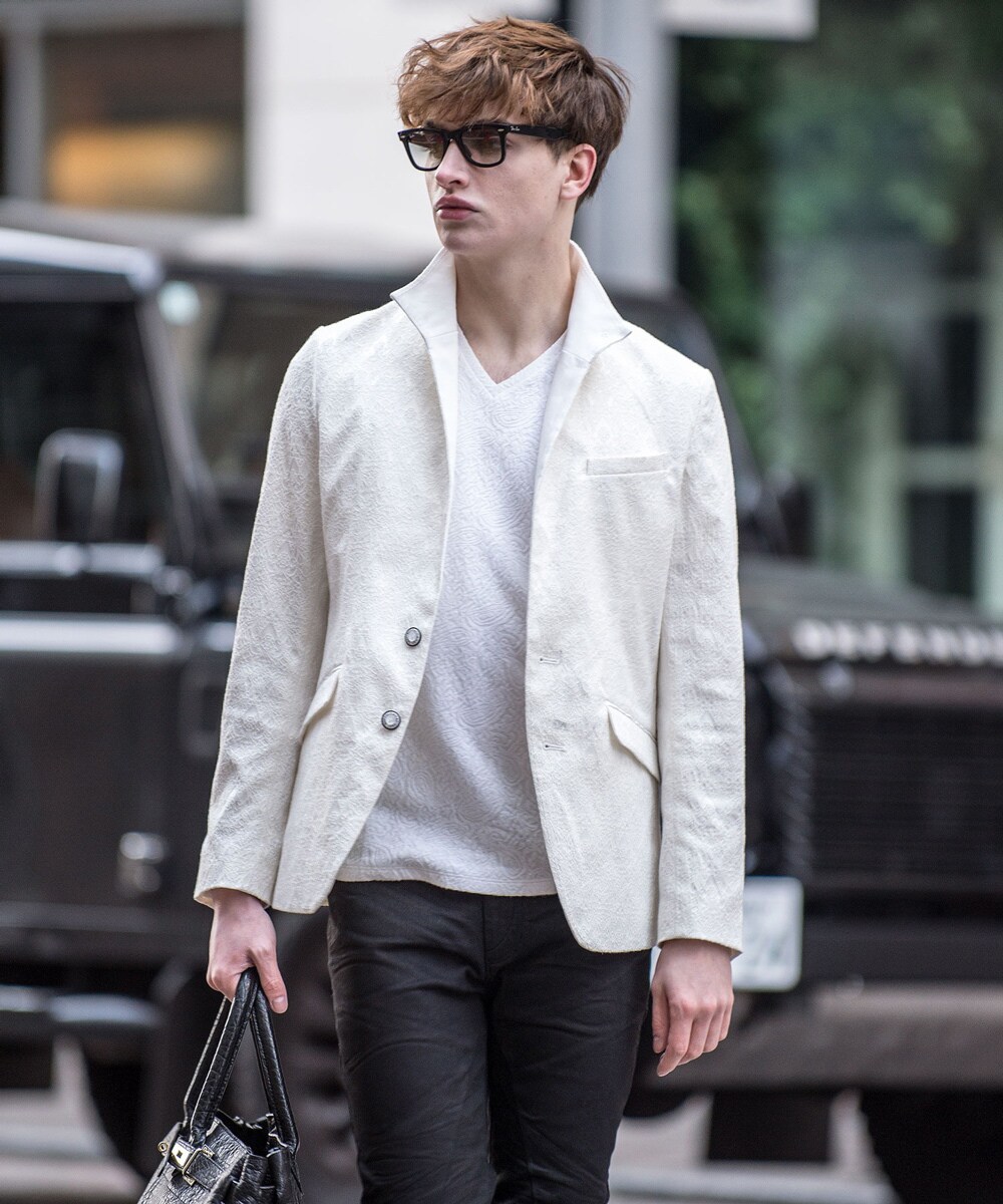 COZZA-DAMASK(コッザ ダマスク)イタリアンカラー ジャケット