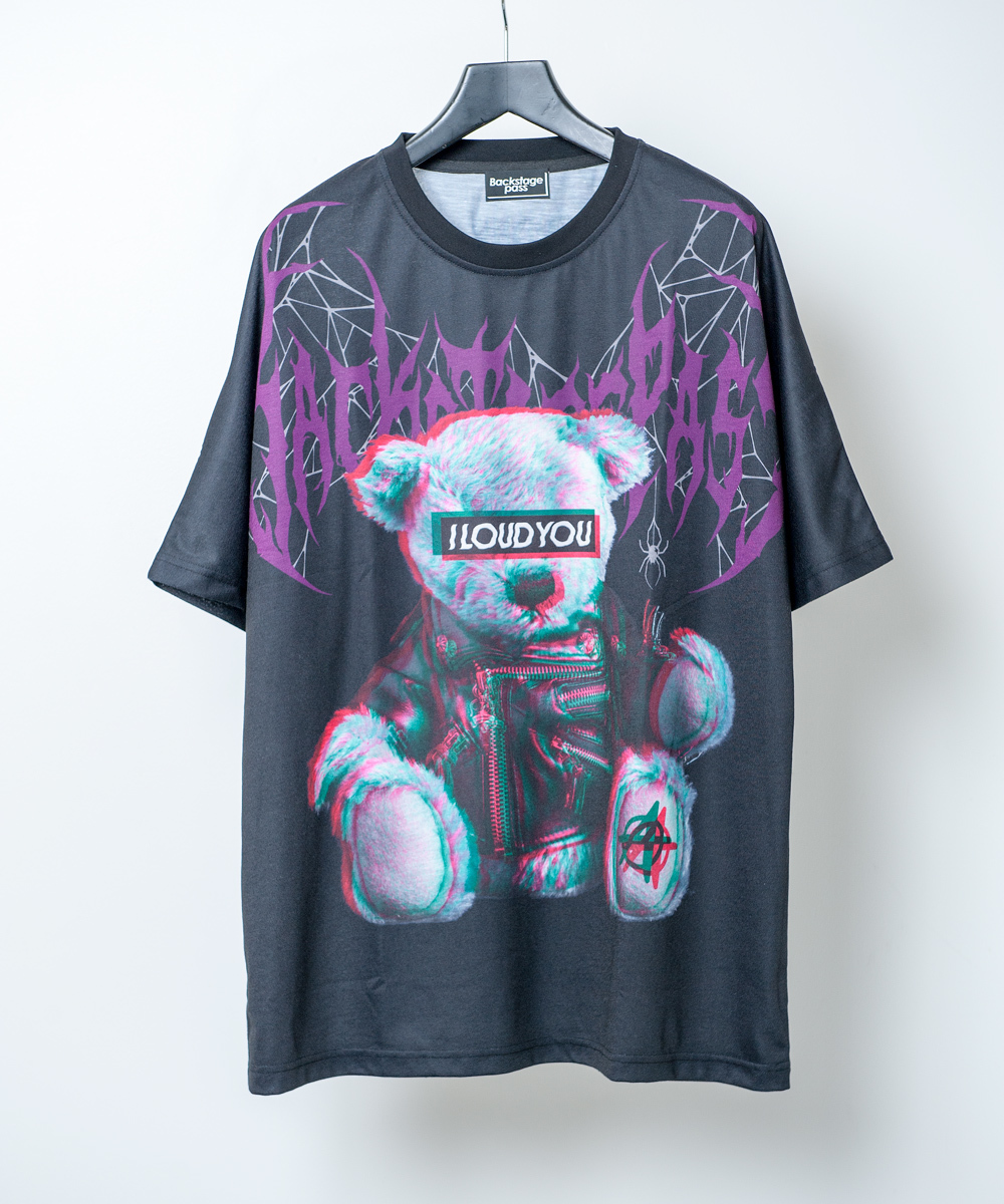 PRINCE-LAD(プリンス-ラッド)モノグラム モックネック Tシャツ