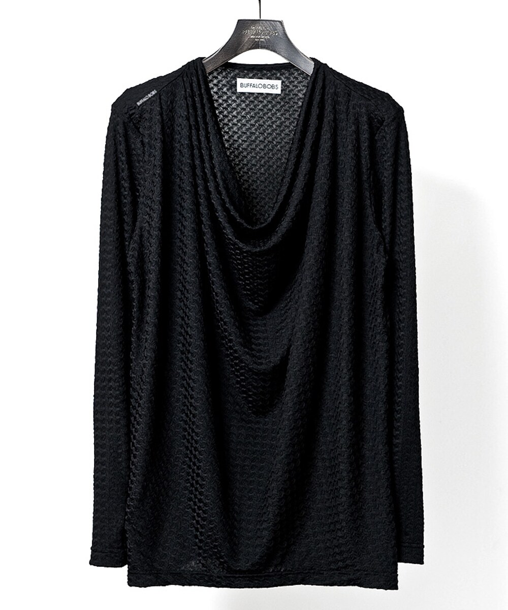 BLOSSOMS FALL(ブロッサムズ フォール)ドレープ 長袖 Tシャツ