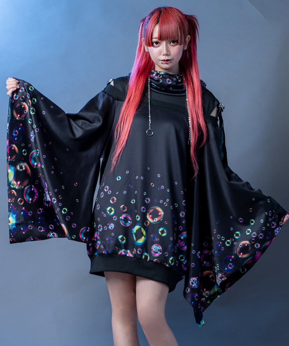 KIMONO-PARKA(キモノ パーカー) キモノスリーブ プルオーバーパーカー