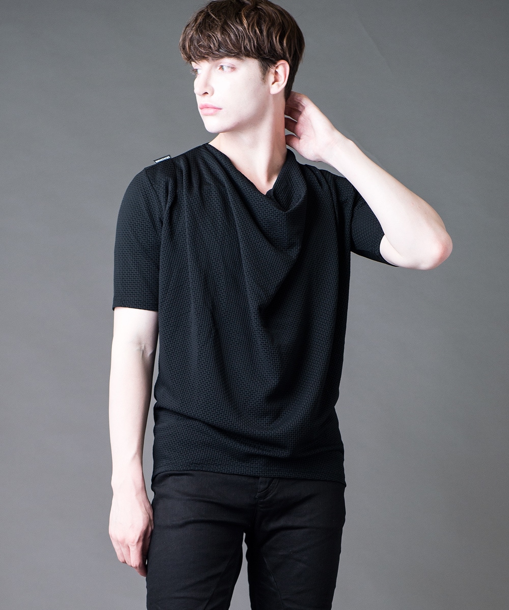 BASKET WEAVE(バスケット ウィーブ)ドレープ 半袖 Tシャツ