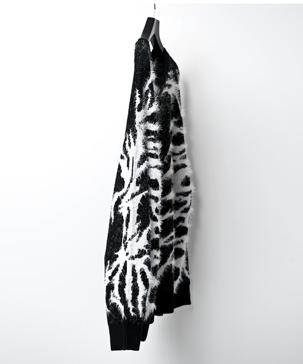 X-ray-KNIT(X レイ ニット) ビッグシルエット フェザーモール ニット