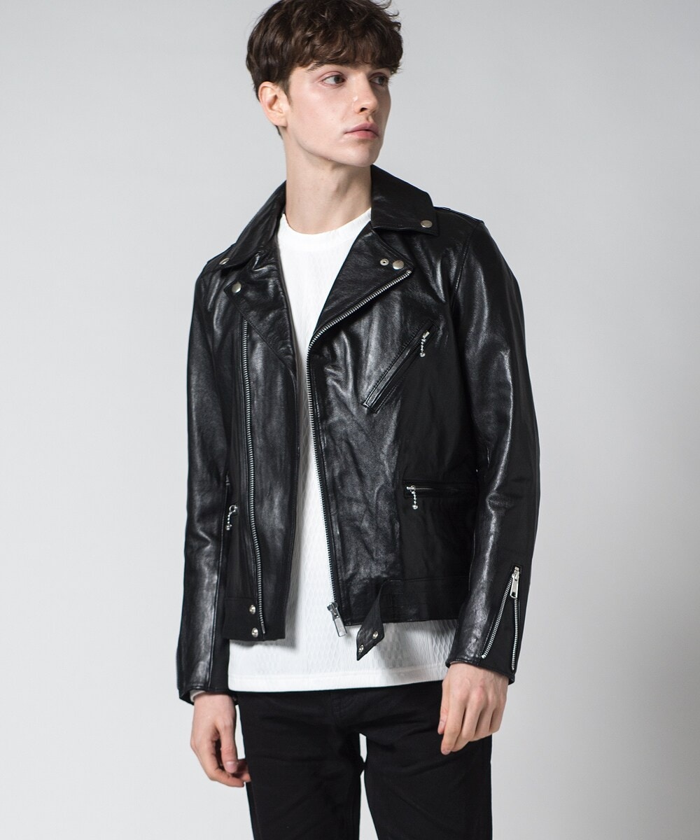 シープ レザー ウォッシュド ジップ ブルゾン | ジャーナル