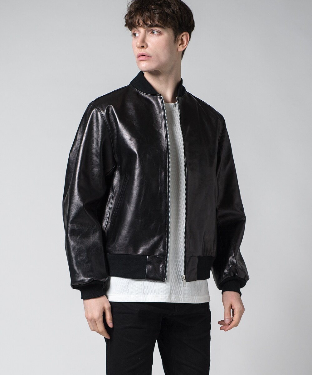 アルファインダストリーズ L-2B フライトジャケット フェイクレザー MA