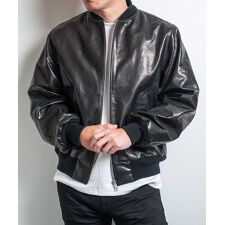 バッファローボブズ(Buffalo Bobs)のAMY(エイミー)ラムレザー MA-1 フライトジャケット