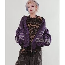 BONZO LS(ボンゾ エルエス)ビッグシルエット クルーネック プリント ロンT