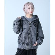 BONZO HOODIE(ボンゾ フーディー)ビッグシルエット ジップアップパーカー