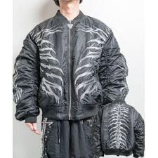 CRIMSON GHOST MA-1(クリムゾンゴーストMA-1)ボーン刺繍 MA-1