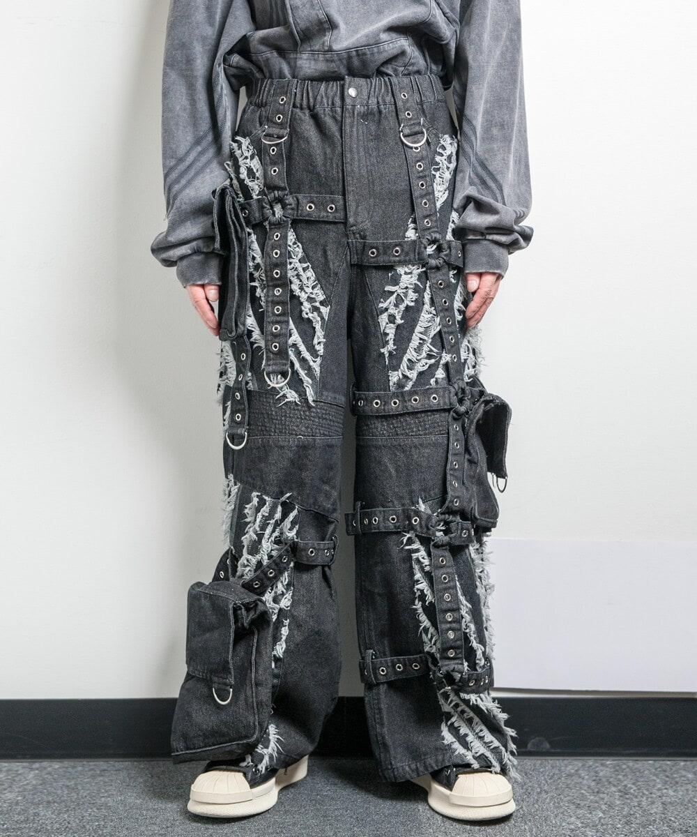 PARACHUTE PANTS(パラシュートパンツ)ワイドシルエット 2WAY カーゴ