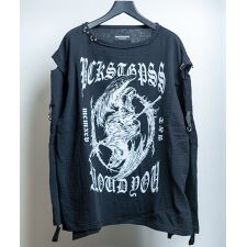 DUALITY(デュアリティー)ロゴプリント オーバーサイズ ロンT